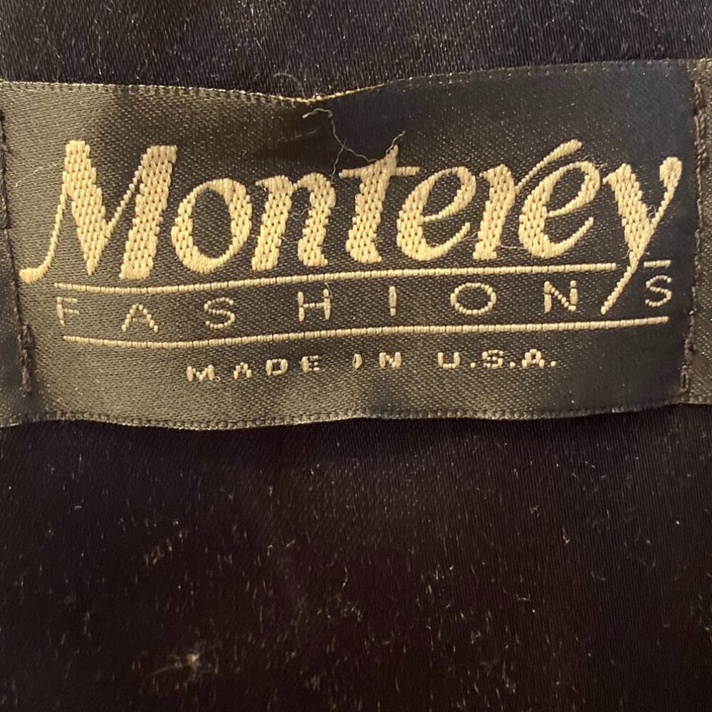 Monterey Fashion Faux Fur Super Soft Two Tone Coat Size 1X 27" PTP EUC - Picture 7 of 10